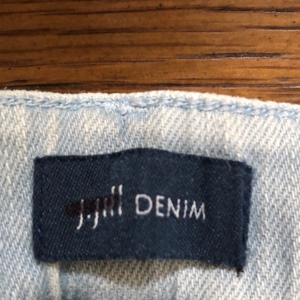 New J. Jill denim women’s high rise cropped jeans.  Size 16. - Picture 8 of 14